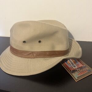 Dorfman Pacific DPC Outdoor Men's Washed Twill UPF 50+ Safari Hat 863L‎ Kaki
